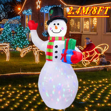 Load image into Gallery viewer, Christmas Inflatable Decoration Toy Built-in LED Lights Inflatable Model Ornament Xmas Party New Year Garden Indoor Outdoor Deco