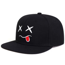 Load image into Gallery viewer, Unisex Personality Ghost Expression Embroidery Hip-hop Hats Outdoor Adjustable Casual Baseball Caps Sunscreen Hat