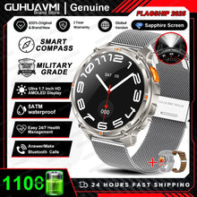 Load image into Gallery viewer, New T-REX3 Ultra 1100mAh Battery SmartWatch 10ATM Waterproof GPS Compass Flashlight 1.7" AMOLED HD Call Sports Smart Watch Men