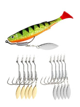 Load image into Gallery viewer, Jig Head Hooks! 2g-4g, Spin Lock, Soft Bait