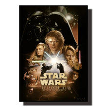 Load image into Gallery viewer, Star Wars Canvas Decorative Painting  Movie Art Mural Retro Poster Modern Home Wall Decoration Gift and Printing Aesthetic