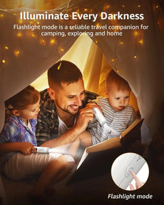 LED Motion Sensor Night Light Portable Flashlight Dusk Dawn Bedroom Bathroom Reading
