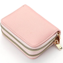 Load image into Gallery viewer, Women&#39;s Zipper Purse - Short Style, Lychee Pattern - Multi Card Slots &amp; Large Capacity