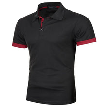 Load image into Gallery viewer, New Mens Short Sleeve Polo Shirt Solid Color Streetwear Lightweight Lapel Tshirts for Men Summer Jogging Sport Tops