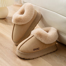 Load image into Gallery viewer, Fluffy Ankle Boots Female Winter Luxury Designer Woman Shoes Elegant Plush Women's Slippers Home Fuzzy Fur Slides Snow Booties
