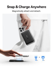 Load image into Gallery viewer, Baseus Qi2 Magnetic Power Bank 10000mah 15W Wireless Charging 22.5W Wired Charge Qi2-Certified for iPhone 16 15 14 13 12 Pro Max