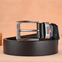 Load image into Gallery viewer, Genuine Leather For Men's High Quality Buckle Jeans Cowskin Casual Belts Business Cowboy Waistband Male Fashion Designer 2025New