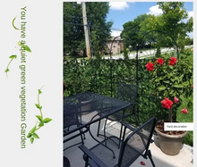 Load image into Gallery viewer, Artificial Ivy Hedge Green Leaf Fence Panels – Faux Privacy Fence Screen