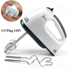 Load image into Gallery viewer, Handheld Electric Egg Beater, Household Automatic Mixer, Handheld Food Cake Bread Baking Dough Mixer, 7-speed Cream Blender