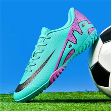 Load image into Gallery viewer, New Men Soccer Shoes Ultralight Football Boots Cleats Hot Sale Long Spikes Breathable Indoor Sneakers Training Drop Shipping