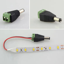 Load image into Gallery viewer, 5pairs DC 12V Female And Male Connectors 5.5x2.1mm Power Plug Adapter Jacks Sockets For Signal Color LED Strip Light CCTV Camera