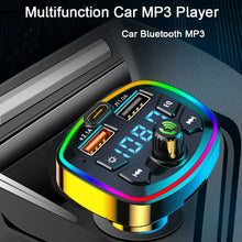 Load image into Gallery viewer, Car Bluetooth 5.0 FM Transmitter Wireless Adapter Mic Audio Receiver Auto MP3 Player 2.1A Dual USB Fast Charger Car Accessories