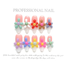 Load image into Gallery viewer, Y2K Kawaii Nails! 3D Candy Flowers, Almond