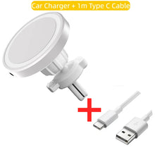 Load image into Gallery viewer, HOMEFISH Magnetic Car Wireless Charger Stand Mobile Phone Chargers Holder For Phone Pad  Watch Earphones Fast Charging Station