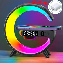 Load image into Gallery viewer, Multifunction Wireless Charger Pad Stand Speaker TF RGB Night Light 15W Fast Charging Station for iPhone Samsung Xiaomi Huawei