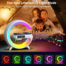 Load image into Gallery viewer, Multifunction Wireless Charger Pad Stand Speaker TF RGB Night Light 15W Fast Charging Station for iPhone Samsung Xiaomi Huawei