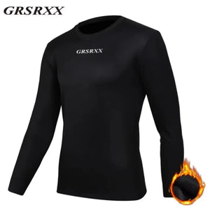 GRSRXX Thermal Winter Cycling Jacket MTB Bike Coat Long Sleeve Unisex Jersey