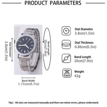 Load image into Gallery viewer, Stainless Steel Couple Quartz Wristwatch Set - Fashion Business Watches