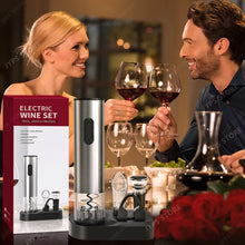 Load image into Gallery viewer, One-Touch Corkscrew! Electric, Rechargeable, Gift Set