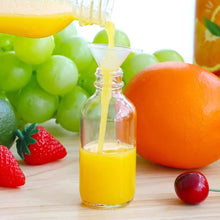 Load image into Gallery viewer, 2oz Mini Clear Glass Bottles with Lids Small Juice Shot Jars