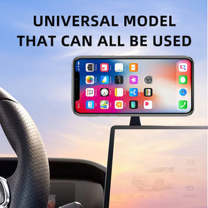 Magnetic Car Phone Holder Mount Hands-Free for iPhone 15 14 Pro - Universal Fit