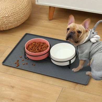 Dog & Cat Food Mat! Silicone, Spill-Proof, Non-Slip