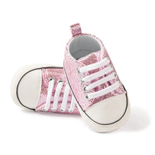 Load image into Gallery viewer, Meckior Baby Flash Canvas Sneakers - Infant Toddler Soft Sole Shoes