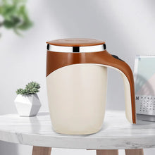 Load image into Gallery viewer, Automatic Stirring Cup Mug Rechargeable Portable Coffee Electric Stirring Stainless Steel Rotating Magnetic Home Drinking Tools