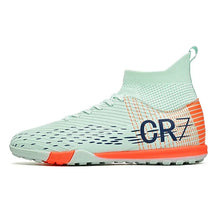Load image into Gallery viewer, New Men Soccer Shoes High-top Futsal Cleats Sneakers Football Boots Grass High-quality Non-Slip Match Indoor Hot-selling FG/TF