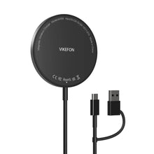Load image into Gallery viewer, Magnetic Wireless Charger Pad 100W USB + Type C Chargers For Magsafe iPhone 16 15 14 13 12 Pro Max Fast Charging Dock Station