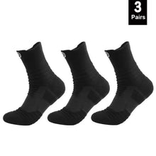 Load image into Gallery viewer, 1/3pairs/Lot Men's Socks Compression Stockings Breathable Basketball Sports Cycling running Towel Socks High Elastic Tube Socks