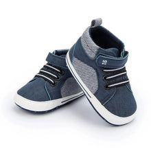 Load image into Gallery viewer, Meckior Baby Boy/Girl High-Top Sneakers Cotton Sole Anti-Slip First Walkers Shoes