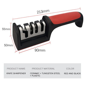 3/4-Segment Knife Sharpener: Multi-Functional Household TooL