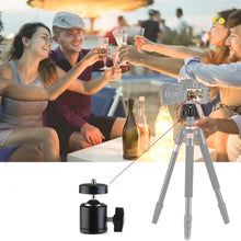 Load image into Gallery viewer, Hot Shoe 1/4 Screw Hole Tripod Mount Camera Head Adapter Ball Head with Lock LED Light Flash Bracket Holder For DSLR DV Cameras