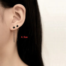 Load image into Gallery viewer, Ventfille 925 Sterling Silver Star Earring for Women Girl Simple Tassels Chain Fashion Office Jewelry Gift Dropshipping