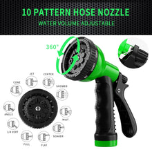 Load image into Gallery viewer, GardenJoy Self-Coiling Hose! 10 Spray Nozzles, 3/4&quot; Conn