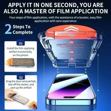 Load image into Gallery viewer, Oleophobic Coating Dust Free Easy Installation Screen Protector For iPhone 14 11 13 12 15 Pro Max Mini XS X XR 17 16 Plus Glass