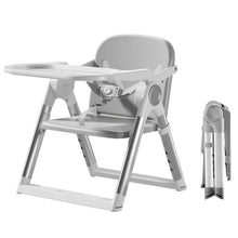 Load image into Gallery viewer, Baby Folding Booster Seat High Chair For Dining, Baby Toddler Portable Feeding Seat for Children 6 Months to 3 Years Approx