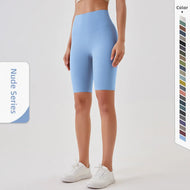 2024 High-Waisted Buttock Lifting Yoga Shorts Summer Seamless Yoga Legging Shorts Outer Wear Tight Cycling Athletic Gym Shorts