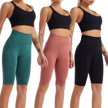 Load image into Gallery viewer, Women Naked Feeling Workout Push Up Leggings Tummy Control Yoga Running Fitness Gym Slim Pants High Waist Sports Biker Shorts