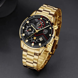 2pc Men's Watch Set! Business, Casual, Necklace Included