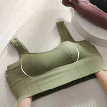 Load image into Gallery viewer, Breathable Sports Bra Anti-Sweat Fitness Top Women Seamless Yoga Bra Shockproof Crop Top Push Up Sport Bra Gym Workout Top