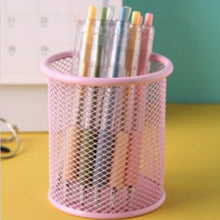Load image into Gallery viewer, 1Pcs New Pencil Holder Office Desk Metal Mesh Square Pen Pot Cup Case Container Organiser Durable Pencil Case