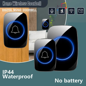 Intelligent Wireless Doorbell: Smart Chime for Home Welcome, Waterproof, 150M Rang