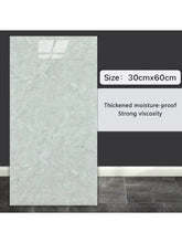 Load image into Gallery viewer, 10Pcs Self-adhesive Marble Tiles Sticker Waterproof 30cmx60cm Tiles Floor Stickers PVC Tile  Kitchen Bathroom Wall Sticker