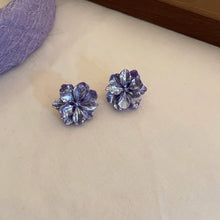 Load image into Gallery viewer, Acrylic White Camellia Flowers Stud Earrings for Women Fashion Temperament Fairycore Earring Party Wedding Jewelry Wholesale