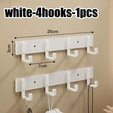 Load image into Gallery viewer, Household Wall Coat Rack Black Hooks For Hangging Clothes Towel Hanger Bathroom Robe Hook Heavy Duty Kitchen Accessories