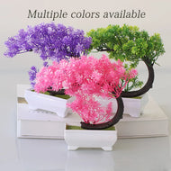 Crescent Style Bonsai Simulation Plant – Thousand Layer Flower