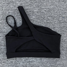 Load image into Gallery viewer, Women Shockproof Sport Bra Women's Beautiful Back Gym Sports Underwear Women Oblique Shoulder Straps Running Fitness Yoga Bra ﻿