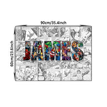 Load image into Gallery viewer, Personalised Marvel Movie Heroes Canvas Poster – Spider-Man &amp; Iron Man Wall Art